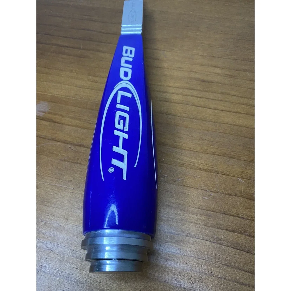 Bud Light Blue Beer Tap Handle Screw On Handle Bar Ware Man Cave